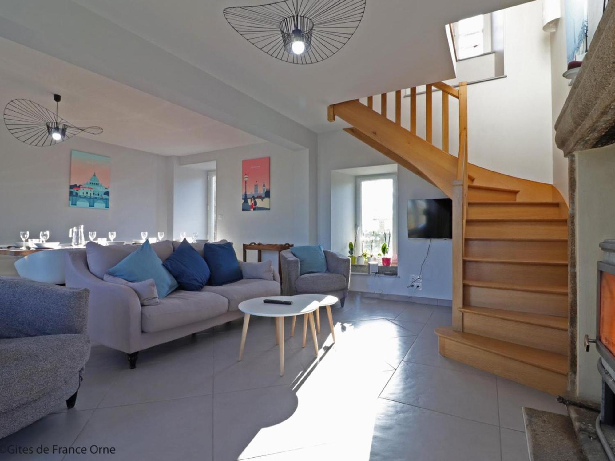 Maison Normande Renovee Avec Grand Jardin, Ideale Pour Famille, Proche Lac Et Randonnees - Fr-1-497-143 Menil-Gondouin ภายนอก รูปภาพ